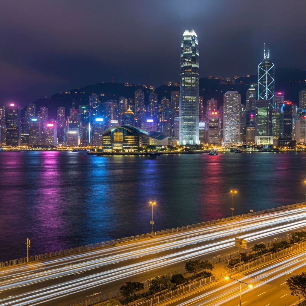 Hong Kong - Victoria Harbor skyline
